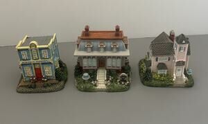 3 Liberty Falls International Resources Miniature Buildings Houses VTG - READ #3